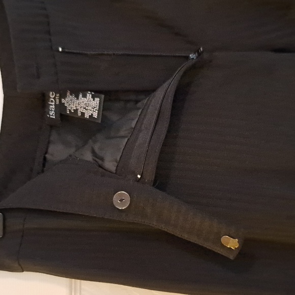 Isabella Suits Business Black Pin Stripe Suit Women's Size 10 - Picture 12 of 15